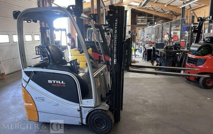 STILL CHARIOT ELEVATEUR ELEC RX20-15 – CAP 1T5 – AN 2016 GRIS G00557