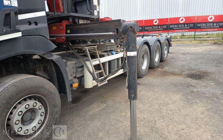 RENAULT PORTEUR C480 DTI 13 B 100 AMPLIROOL AVEC GRUE AUXILIAIRE – DIESEL – ANNEE 2023 BLEU GM-140-VR