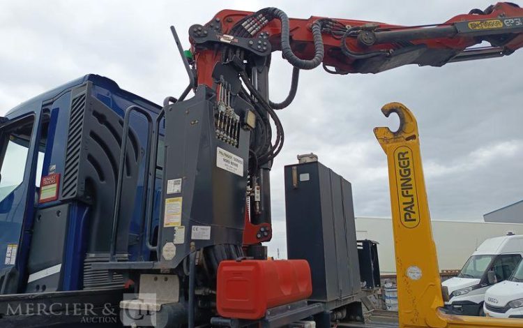 RENAULT PORTEUR C480 DTI 13 B 100 AMPLIROOL AVEC GRUE AUXILIAIRE – DIESEL – ANNEE 2023 BLEU GM-140-VR
