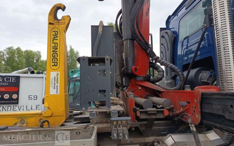 RENAULT PORTEUR C480 DTI 13 B 100 AMPLIROOL AVEC GRUE AUXILIAIRE – DIESEL – ANNEE 2023 BLEU GM-140-VR