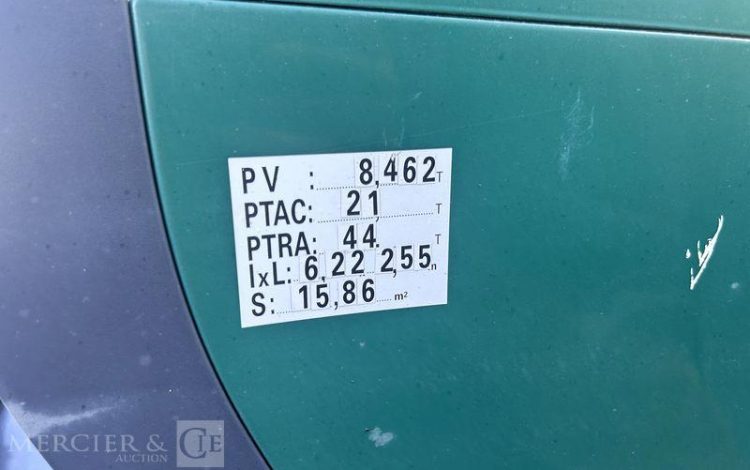 SCANIA G410 – GAZ – NE DEMARRE PAS KILOMETRAGE INCONNU VERT GT-254-GD