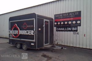 BW TRAILERS FOOD TRUCK 2 ESSIEUX PTAC 1T5 NOIR GV-096-BH