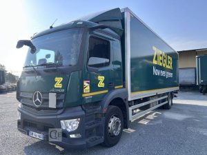MERCEDES ACTROS 1833 CAISSE HAYON VERT GW-144-AX