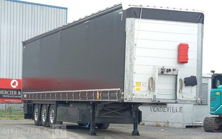 SCHMITZ SEMI REMORQUE SCB S3 BACHEE 3 ESSIEUX – PTAC 38 TONNES – 320090 KMS – ANNEE 2024  GY-149-DJ