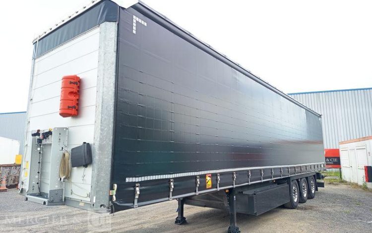 SCHMITZ SEMI REMORQUE SCB S3 BACHEE 3 ESSIEUX – PTAC 38 TONNES – 320090 KMS – ANNEE 2024  GY-149-DJ