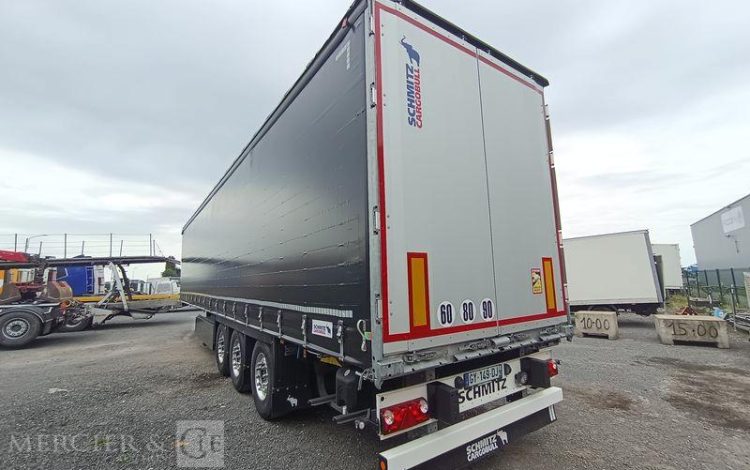 SCHMITZ SEMI REMORQUE SCB S3 BACHEE 3 ESSIEUX – PTAC 38 TONNES – 320090 KMS – ANNEE 2024  GY-149-DJ