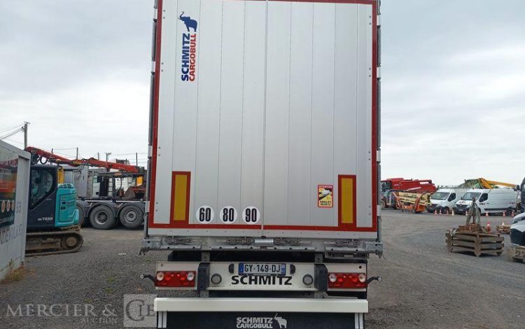 SCHMITZ SEMI REMORQUE SCB S3 BACHEE 3 ESSIEUX – PTAC 38 TONNES – 320090 KMS – ANNEE 2024  GY-149-DJ
