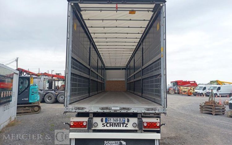 SCHMITZ SEMI REMORQUE SCB S3 BACHEE 3 ESSIEUX – PTAC 38 TONNES – 320090 KMS – ANNEE 2024  GY-149-DJ