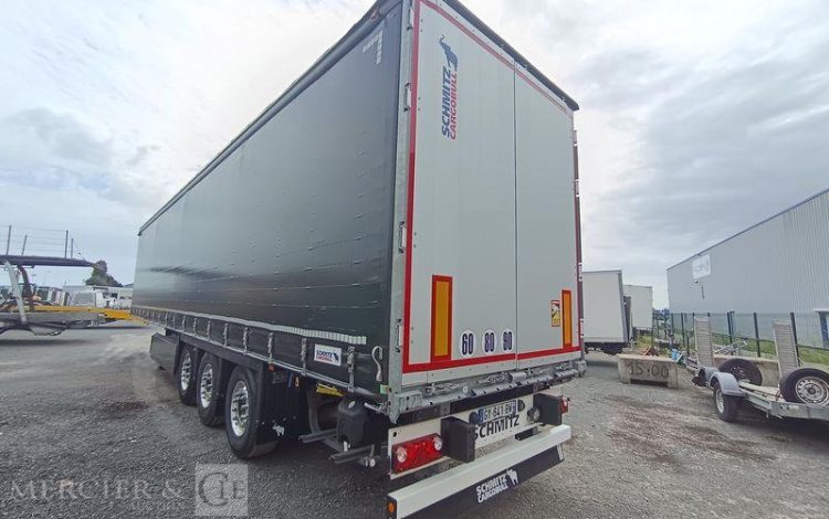 SCHMITZ SEMI REMORQUE SCB S3 BACHEE 3 ESSIEUX – PTAC 38 TONNES – 319249 KMS – ANNEE 2024  GY-641-BW