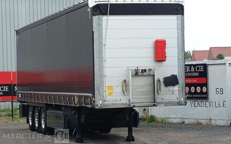 SCHMITZ CARGOBULL SEMI REMORQUE SCB S3 BACHEE 3 ESSIEUX – PTAC 38 TONNES – 258561 KMS – ANNEE 2024  GY-976-CR