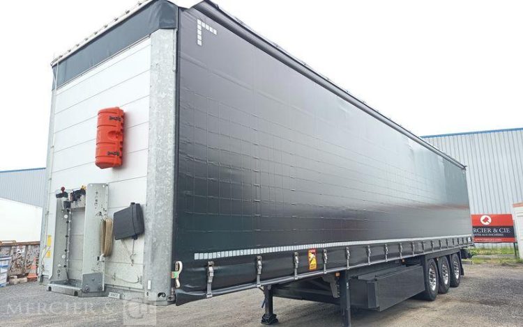 SCHMITZ CARGOBULL SEMI REMORQUE SCB S3 BACHEE 3 ESSIEUX – PTAC 38 TONNES – 258561 KMS – ANNEE 2024  GY-976-CR