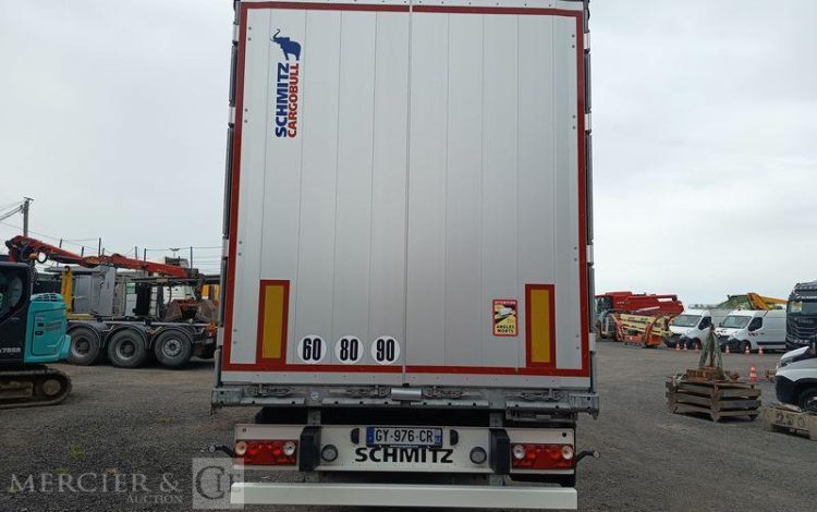 SCHMITZ CARGOBULL SEMI REMORQUE SCB S3 BACHEE 3 ESSIEUX – PTAC 38 TONNES – 258561 KMS – ANNEE 2024  GY-976-CR