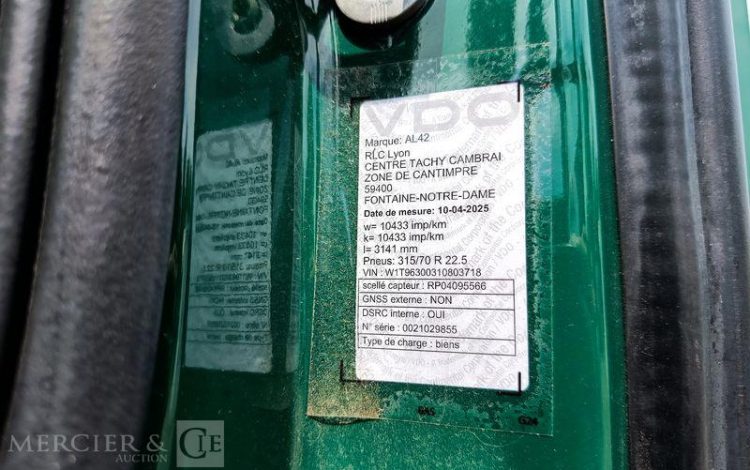MERCEDES ACTROS VERT HC-454-RN