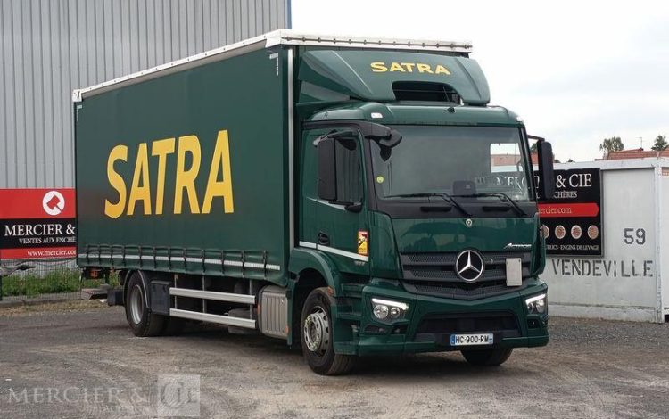 MERCEDES ACTROS BACHE + HAYON RETRACTABLE DHOLLANDIA  HC-900-RM