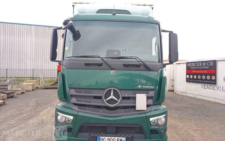 MERCEDES ACTROS BACHE + HAYON RETRACTABLE DHOLLANDIA  HC-900-RM