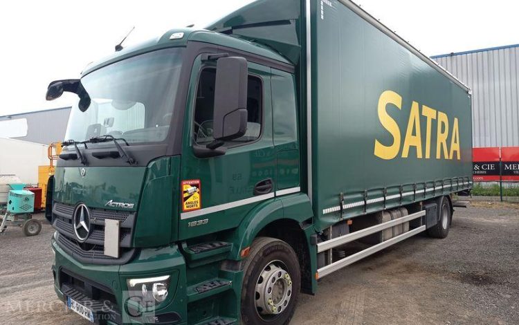 MERCEDES ACTROS BACHE + HAYON RETRACTABLE DHOLLANDIA  HC-900-RM
