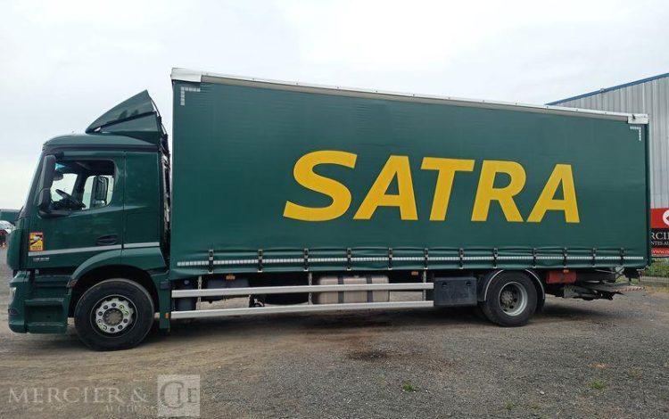 MERCEDES ACTROS BACHE + HAYON RETRACTABLE DHOLLANDIA  HC-900-RM