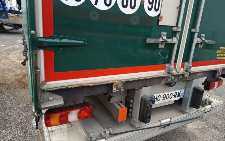 MERCEDES ACTROS BACHE + HAYON RETRACTABLE DHOLLANDIA  HC-900-RM