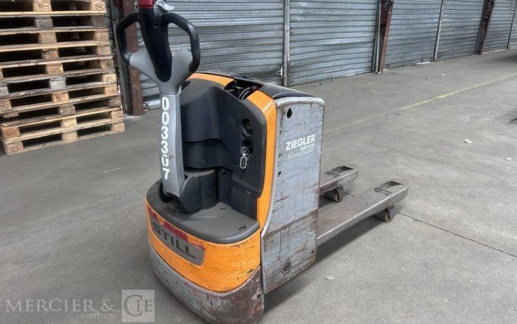 STILL TRANSPALETTE ELECTRIQUE EXU16 – CAP 1T6 – AN 2019 – 4365 HEURES GRIS V03307