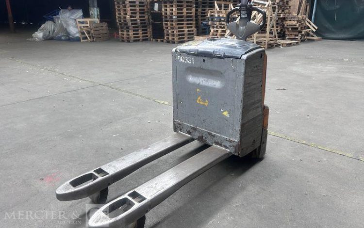 STILL TRANSPALETTE ELECTRIQUE EXU16 – CAP T16 – AN 2019 – 3865 HEURES JAUNE V03319