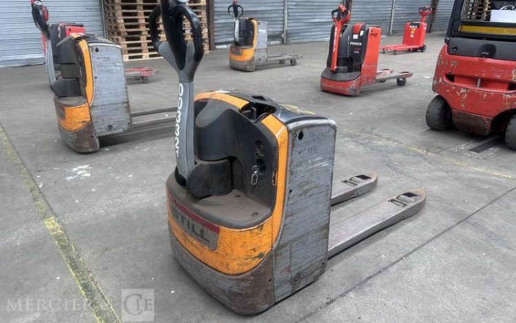STILL TRANSPALETTE ELECTRIQUE EXU16 – CAP 1T6 – AN 2019 – 4228 HEURES JAUNE V03321