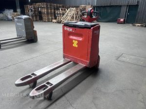 FENWICK TRANSPALETTE ELECTRIQUE T16 -CAP 1T6 – 3113 HEURES ROUGE X10362