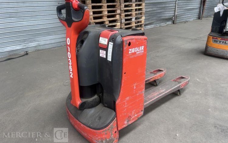 FENWICK TRANSPALETTE ELECTRIQUE T16 -CAP 1T6 – 3113 HEURES ROUGE X10362