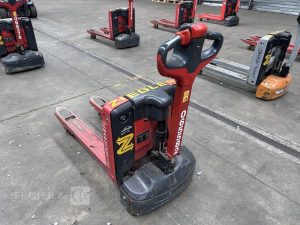 LINDE TRANSPALETTE ELECTRIQUE M15 –  – CAP 1T5 – AN 2021 – 577 HEURES ROUGE Y65582
