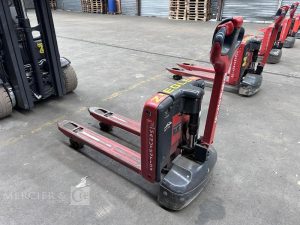 LINDE TRANSPALETTE ELECTRIQUE MT15 – CAP 1T5 – AN 2021 ROUGE Y66375