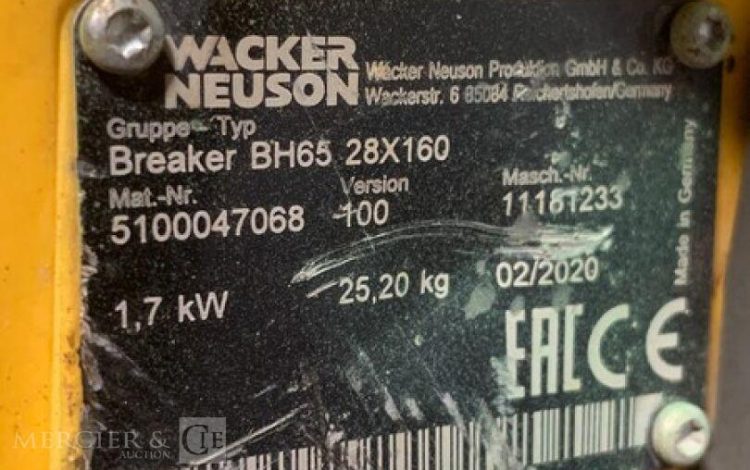 WACKER NEUSON BH65  10MAM72026