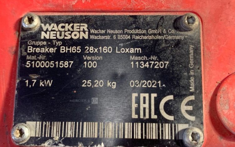WACKER NEUSON BH65  10MAM72026