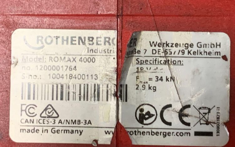 ROTHENBERGER   4MAM72026