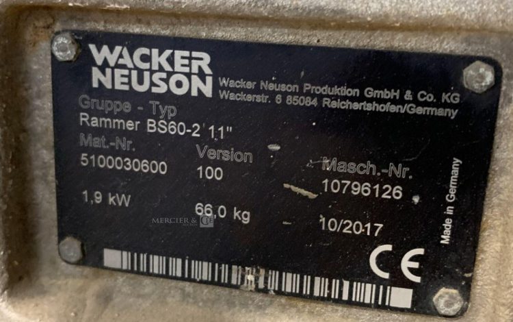 WACKER NEUSON   44MAM72026