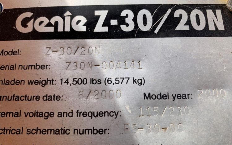 GENIE Z30/20N  TE11A1724