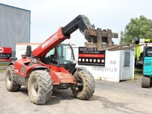 MANITOU CHARIOT TELESCOPIQUE MLT741-120LSU DIESEL 5,9M – 4,1 TONNES – 1124 H – AN 2009  263430