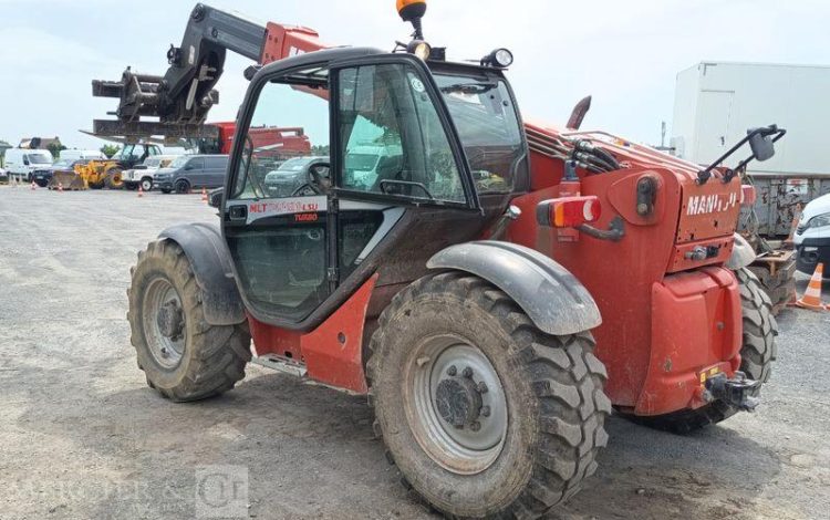 MANITOU CHARIOT TELESCOPIQUE MLT741-120LSU DIESEL 5,9M – 4,1 TONNES – 1124 H – AN 2009  263430