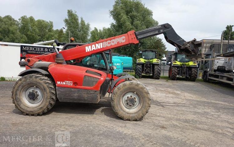 MANITOU CHARIOT TELESCOPIQUE MLT741-120LSU DIESEL 5,9M – 4,1 TONNES – 1124 H – AN 2009  263430
