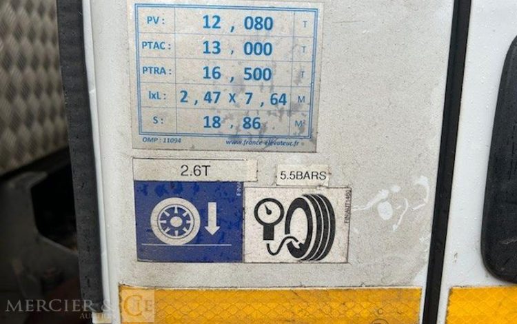IVECO NACELLE EUROCARGO 160-210 GNV – EN DESIGNATION BLANC GS-906-TW