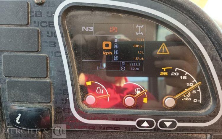JCB CHARIOT TELESCOPIQUE 535V125 – DIESEL –  3,5 T – 12,27 M – 2226 HEURES – AN 2018  34358