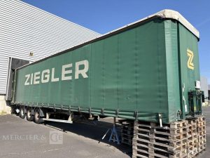 LECITRAILER SREM PLSC 3 ESSIEUX 34T VERT 3742WX63