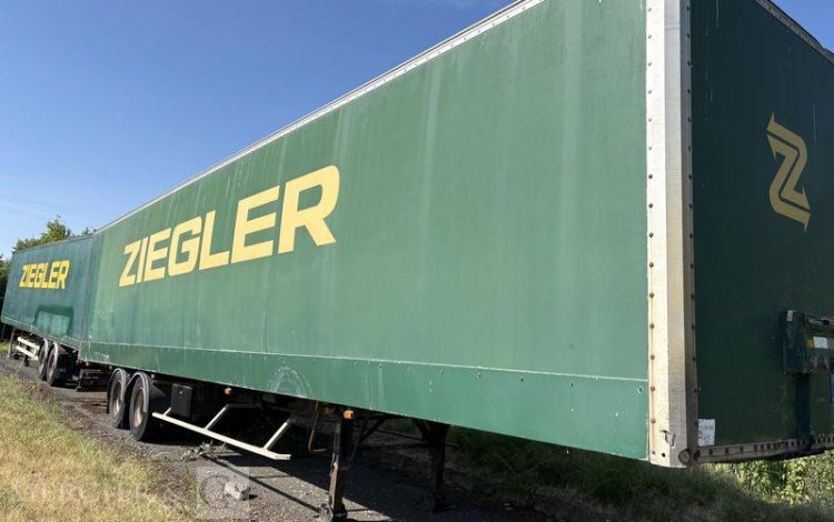 FRUEHAUF SREM FOURGON 2 ESSIEUX VERT 6264WK63