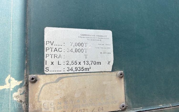 TROUILLET SREM PLSC 3 ESSIEUX 34T VERT BK-157-GC