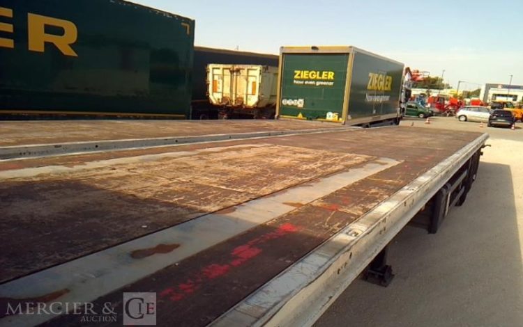 SCHMIDT SEMI REMORQUE PLATEAU 3 ESSIEUX – PTAC 38T  BZ-126-PP