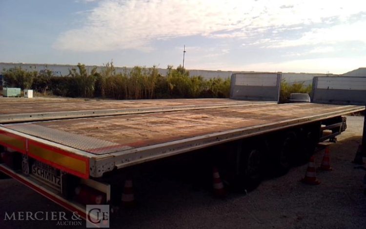 SCHMIDT SEMI REMORQUE PLATEAU 3 ESSIEUX – PTAC 38T  BZ-966-PM