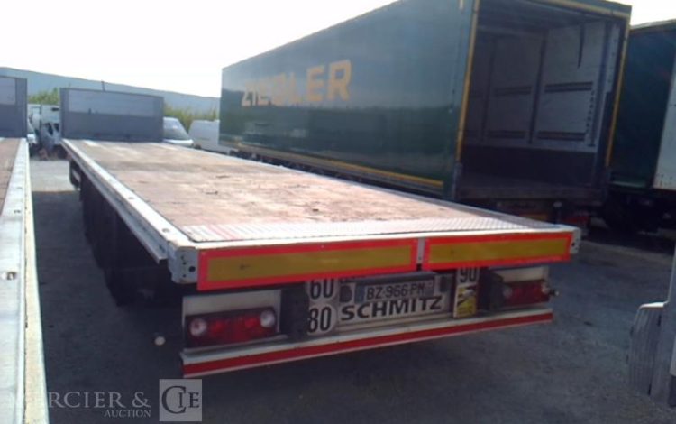 SCHMIDT SEMI REMORQUE PLATEAU 3 ESSIEUX – PTAC 38T  BZ-966-PM