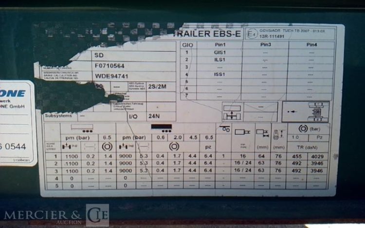 SEMI REMORQUE  EB-403-SJ