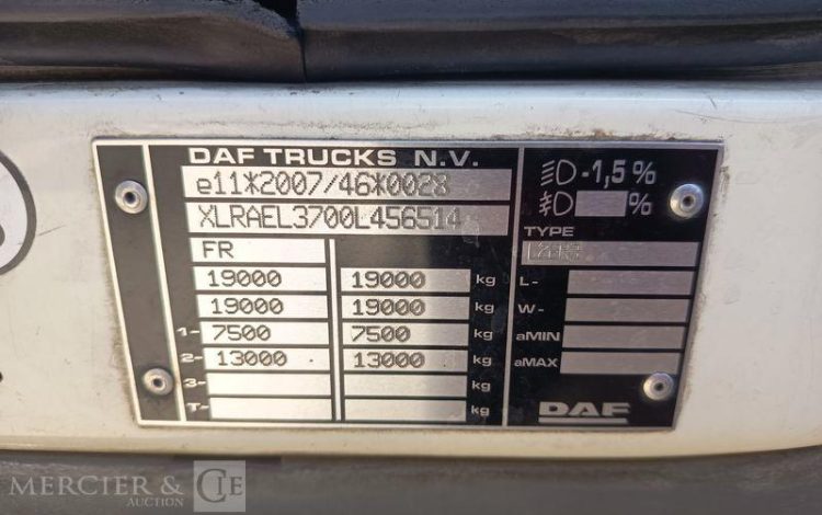DAF LF BLANC EF-081-HL