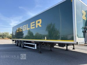FRUEHAUF SREM FOURGON 3 ESSIEUX 38T VERT EJ-986-HZ