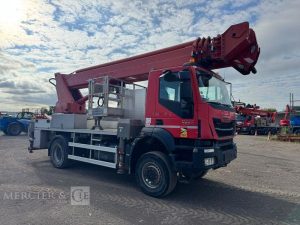 IVECO TRAKKER 360 ES ELEVATEUR A NACELLE MJ375 38M  – DIESEL – 118135 KMS – ANNEE 2017 ROUGE EL-501-NF