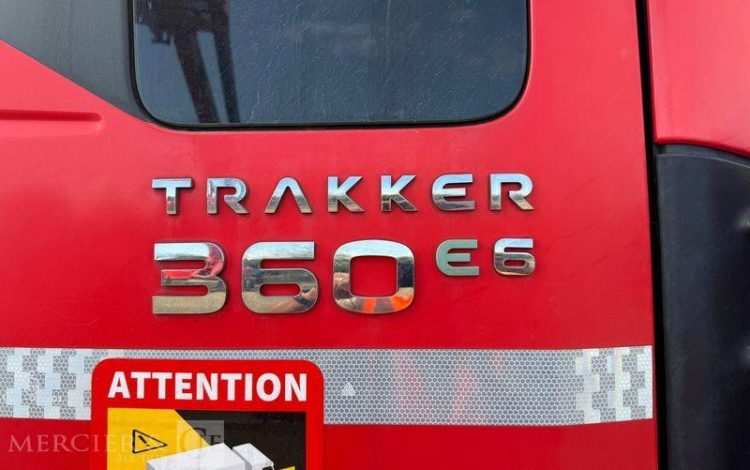 IVECO TRAKKER 360 ES ELEVATEUR A NACELLE MJ375 38M  – DIESEL – 118135 KMS – ANNEE 2017 ROUGE EL-501-NF